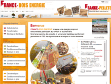 Tablet Screenshot of france-boisenergie.com